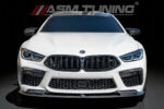 Installed dry pre-preg carbon fibre front splitter on BMW M8