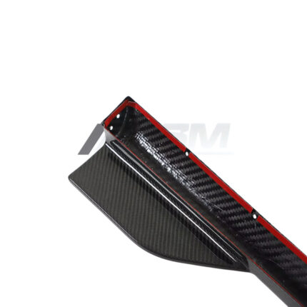 Side angle view of McLaren 570GT with pre-preg carbon fibre side skirts – ASM Tuning aero upgrade