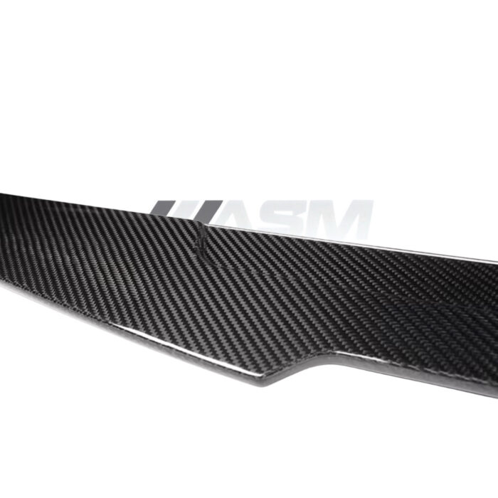 Side Angle View Of Bmw M3 F80 With Ps Style Carbon Fibre Rear Spoiler