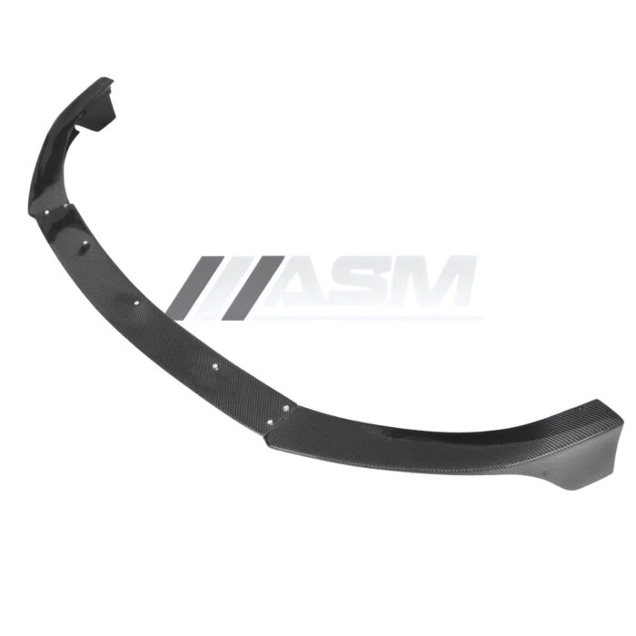 Close-Up Of Mercedes C63 W205 Carbon Fibre Front Splitter