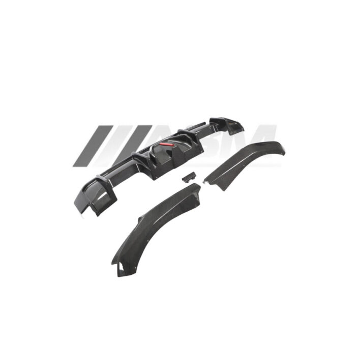 Bmw M3 G80/G81 Pre-Preg Carbon Fibre Diffuser V Style With Led