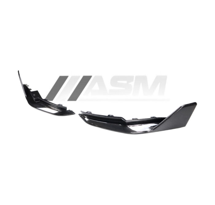 Dry Carbon Fibre M Performance Style Rear Bumper Corners For Bmw M3 G80/G81 Oem-Fit Lightweight Gloss-Finish Aero Trims