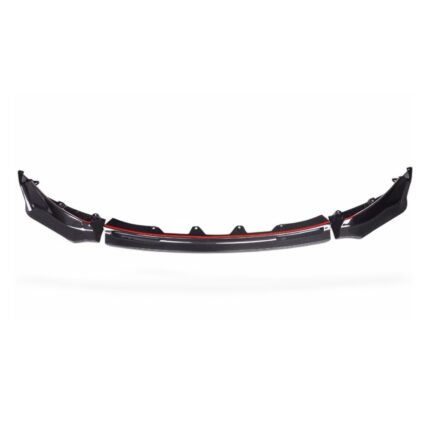 Dry carbon fibre V Style front splitter lip for BMW M4 G82/G83 OEM-fit lightweight gloss-finish aerodynamic upgrade