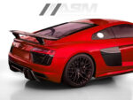 AUDI R8 V10 GEN 2 DRY CARBON FIBRE REAR WING SPOILER V STYLE