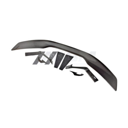 Carbon fibre rear wing spoiler for McLaren 570S and 570GT gloss-finish OEM fitment aerodynamic upgrade