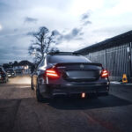 MERCEDES E63 AMG W213 CARBON FIBRE REAR DIFFUSER WITH LED