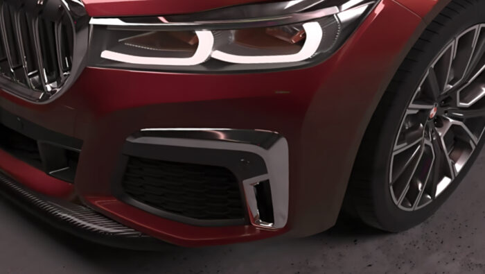 Bmw G11 / G12 7 Series Lci Carbon Fibre Front Splitter