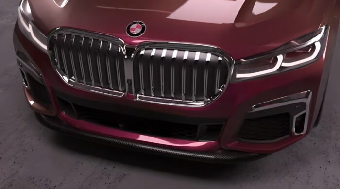 Bmw G11 / G12 7 Series Lci Carbon Fibre Front Splitter