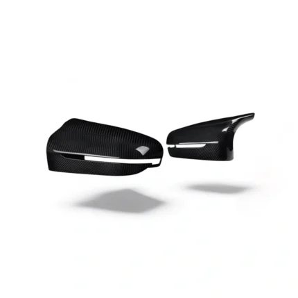 Carbon fibre mirror replacements for BMW M5 F90 and M5 Competition OEM-fit gloss-finish lightweight M Style mirror covers