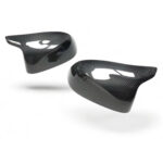 Carbon fibre mirror covers for BMW X3M, X4M, X5M, and X6M (F9X, 2019+) gloss-finish OEM fitment replacements