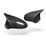 Carbon fibre mirror replacements for BMW M2 Competition F87 OEM-fit gloss-finish lightweight M Style mirror covers