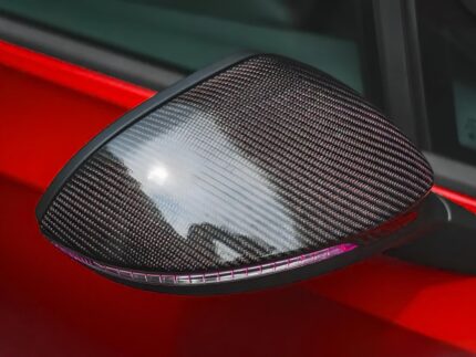 CARBON FIBRE WING MIRROR COVERS FOR VW GOLF MK8 GTI & R
