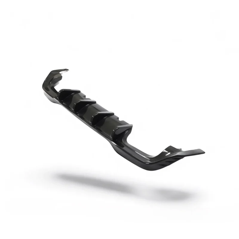 Carbon fibre rear diffuser for Volkswagen Golf R MK8 lightweight gloss-finish OEM-fit aerodynamic rear bumper diffuser upgrade