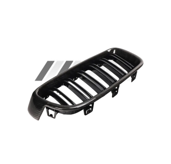 Bmw F30/F31 3 Series Carbon Fibre Double Slat Grilles