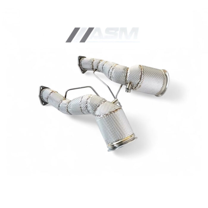 Front Downpipes For Audi Rs6 C8 4.0 Tfsi – Asm Performance Sport Cat And Decat Exhaust Upgrade