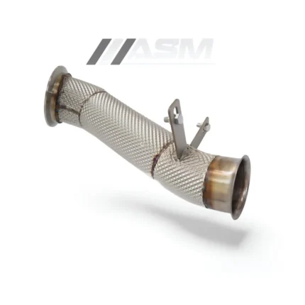 Front downpipes for BMW F20 / F21 M135i with N55 engine – sport cat and decat performance upgrade