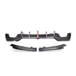 Carbon fibre rear diffuser with LED for BMW G20 and G21 3 Series