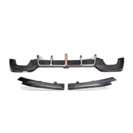 Carbon fibre rear diffuser with LED for BMW G20 and G21 3 Series