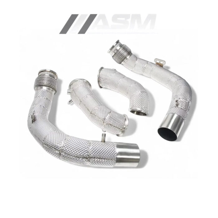 Front Downpipes For Bmw M8 F91/F92/F93 With 4.4 V8 S63 Engine – Sport Cat And Decat Performance Upgrade