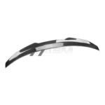 Audi RS3 8Y Saloon carbon fibre spoiler PS style – angled close view