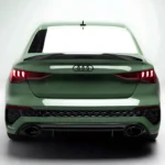 Audi RS3 8Y Saloon carbon fibre spoiler PS style – rear full view