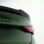 Audi RS3 8Y Saloon carbon fibre spoiler PS style – top rear detail view