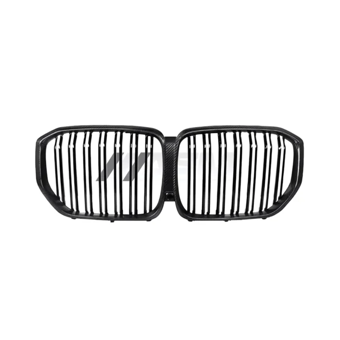 Bmw-F95-X5M-Carbon-Fibre-Front-Kidney-Grille-Front-View
