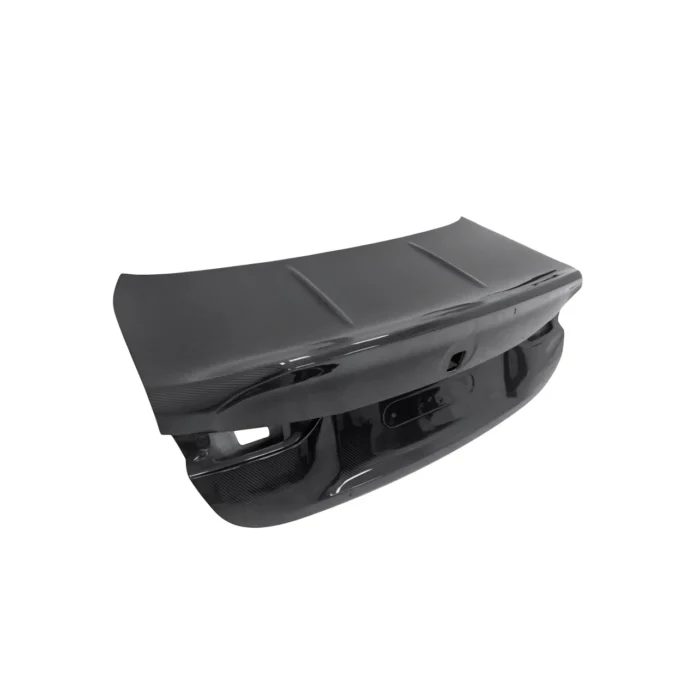 Bmw M3 G80 Csl Style Pre-Preg Carbon Fibre Boot Lid – Straight Rear View Of Lightweight Trunk Replacement