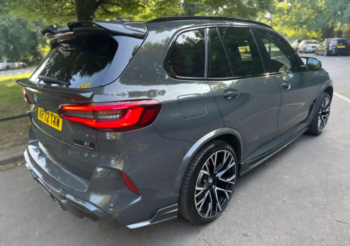 Installed Carbon Fibre Side Skirts On Bmw X5M F95 – Asm Performance Rocker Extensions With Oem Fitment
