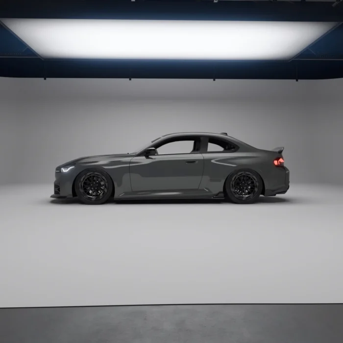 Side Profile Of Bmw M2 Showcasing Carbon Side Skirts