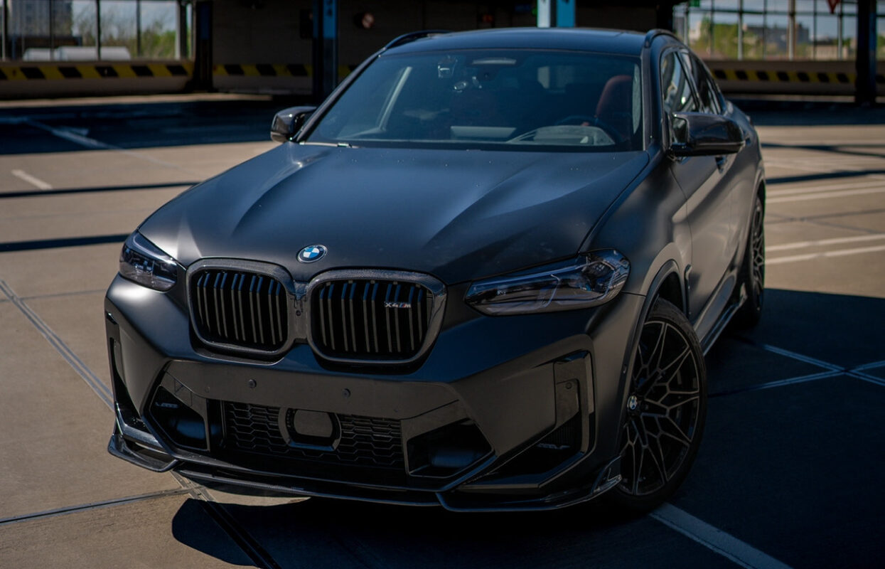 Bmw X4M Fitted With The Carbon Fibre Grille By Asm Tuning
