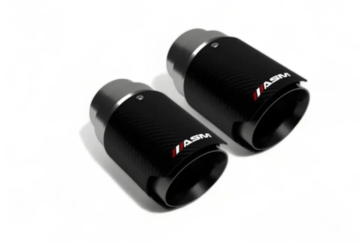 ASM Tuning performance exhaust systems on modified vehicle