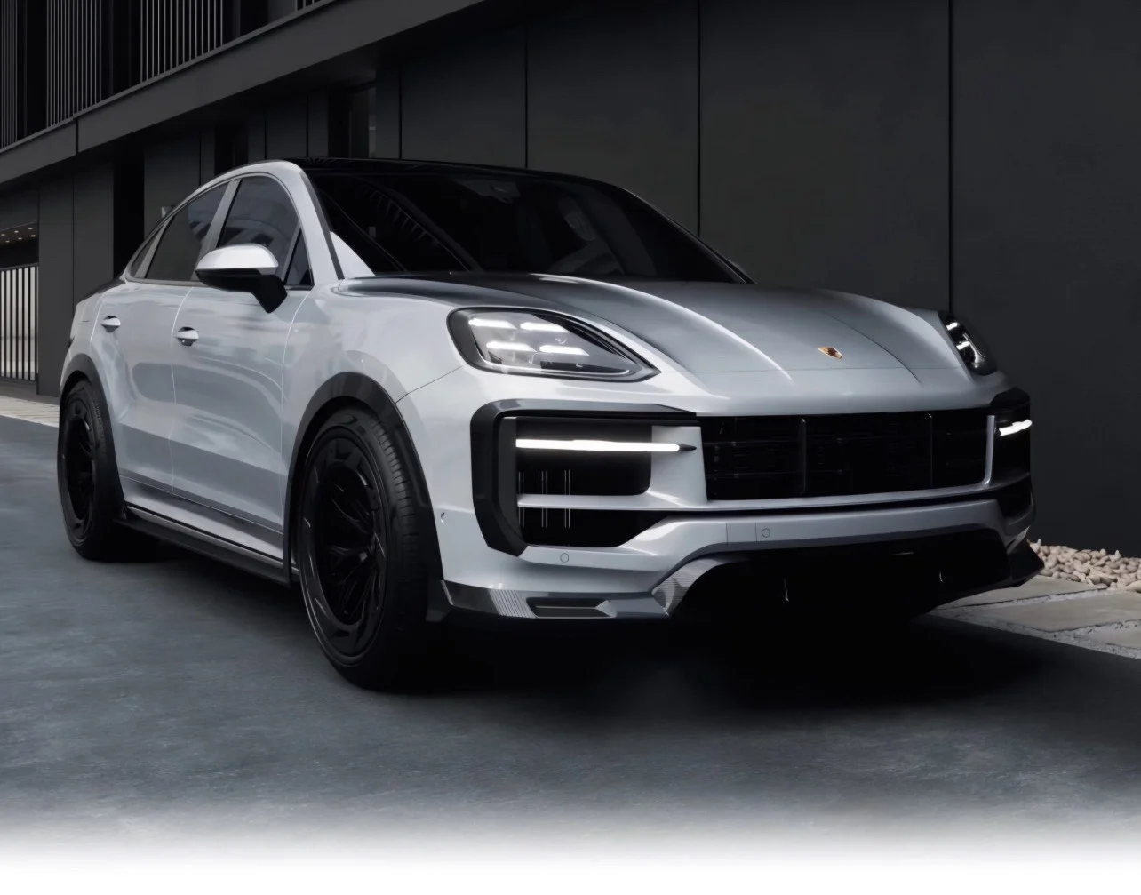 ASM Tuning Porsche Cayenne Widebody – Custom Carbon Body Kit, Black Forged Wheels, Performance SUV