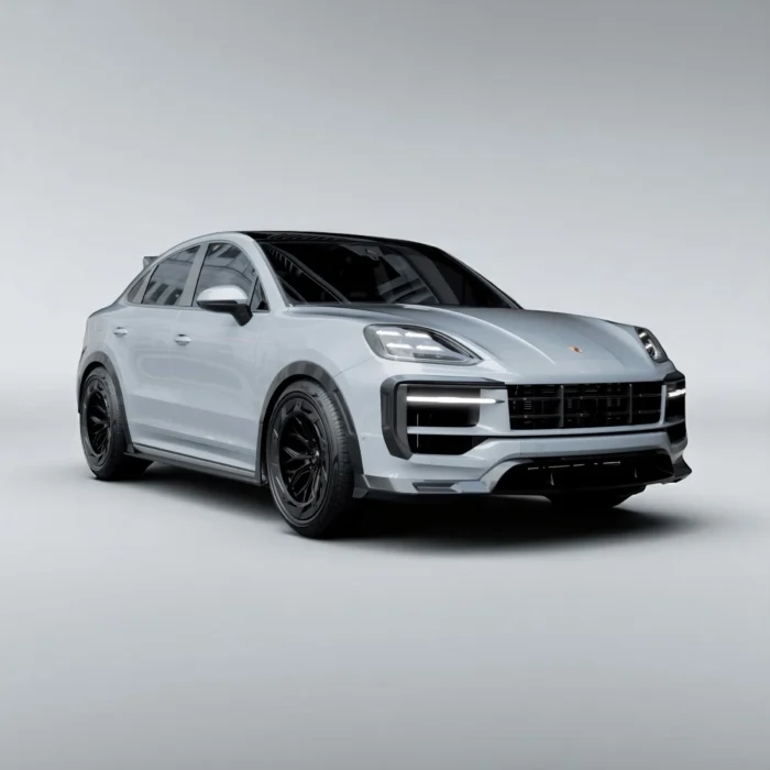 Porsche Cayenne Turbo Gt Coupe With Full Carbon Fibre Body Kit – Front Three-Quarter View