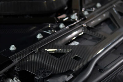 Carbon Fiber Strut Brace And Engine Cover For Bmw M Series – Asm Tuning Lightweight 2X2 Twill Design With Uv-Protected Finish For Rigidity And Clean Engine Bay Look