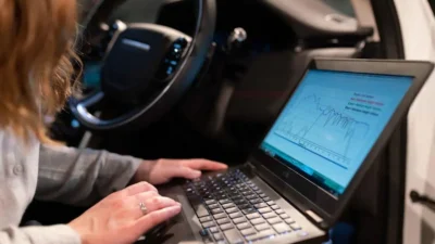 Ecu Remap Tuning Session On Rolling Road Dyno Test