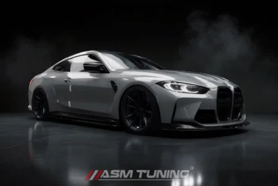 BMW M4 fitted with ASM Tuning carbon fibre aero kit – lightweight performance upgrade improving aerodynamics and design