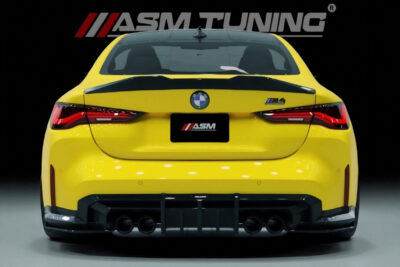 Carbon Fibre Rear Diffuser With Ground Effect – Asm Tuning Aero Part Generating Maximum Downforce