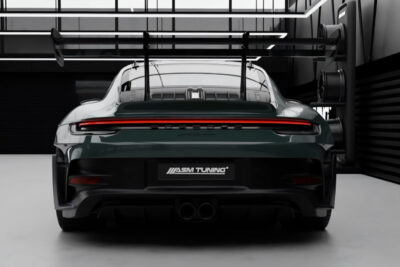 Carbon Fibre Rear Wing Spoiler Generating High-Speed Downforce – Asm Tuning Aero Part